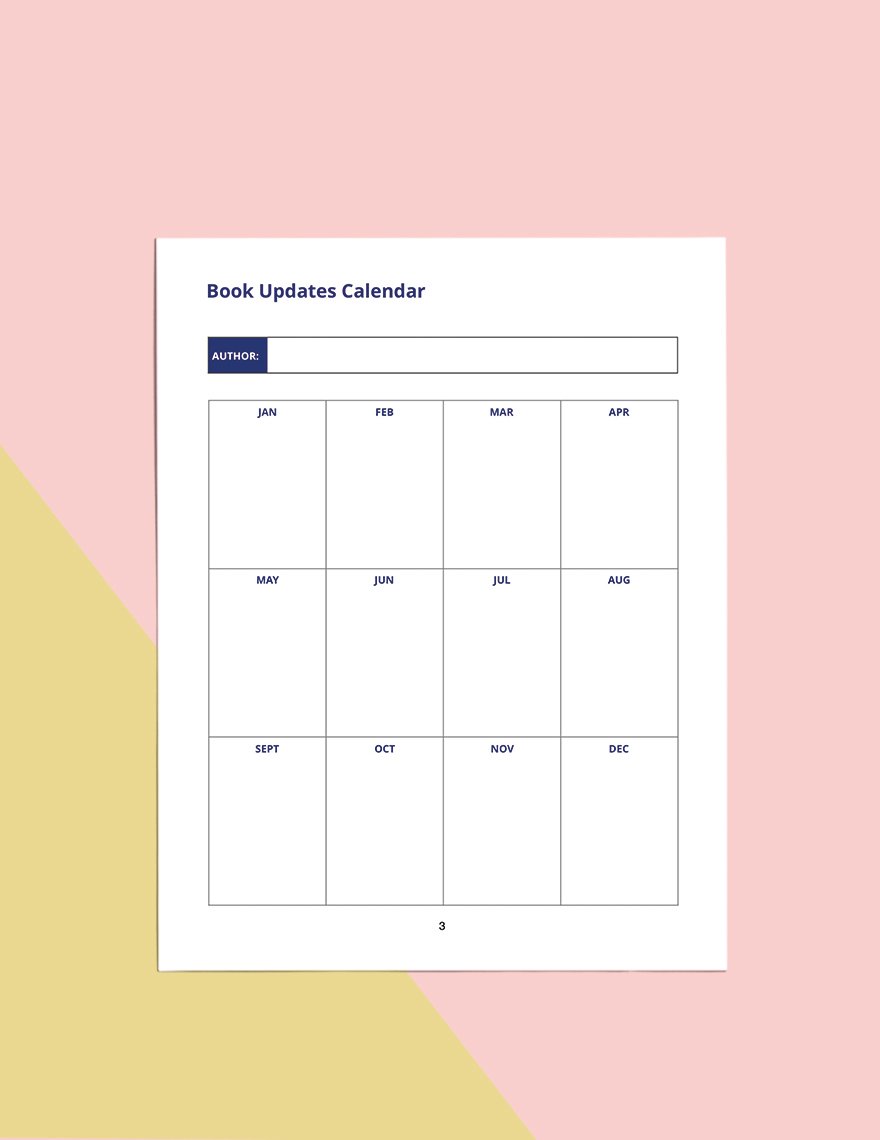 Planner Template Example