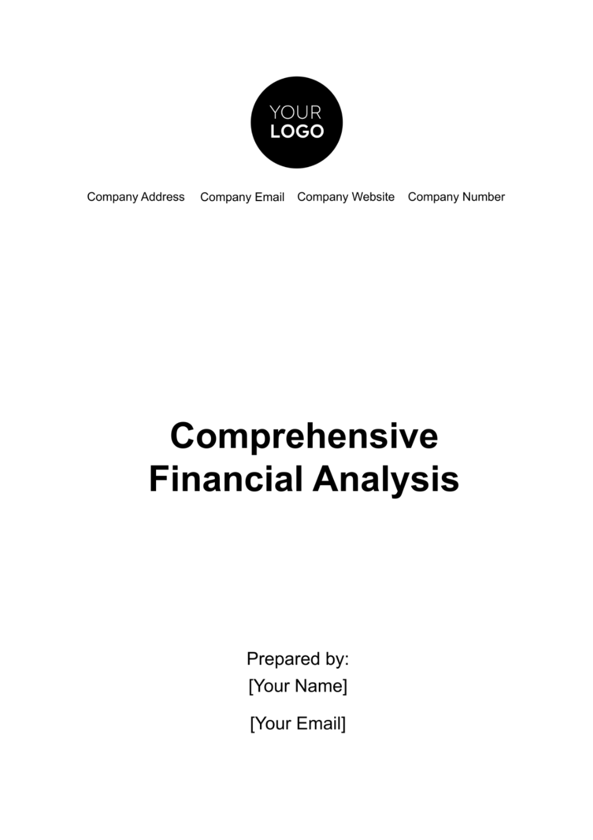 Free Comprehensive Financial Analysis Template