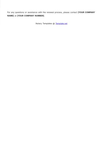 Free Renewal Of Notary Commission Template to Edit Online