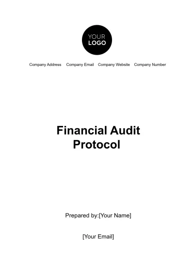 Free Financial Audit Protocol Template to Edit Online