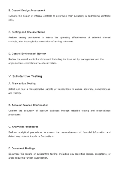Free Financial Audit Protocol Template to Edit Online