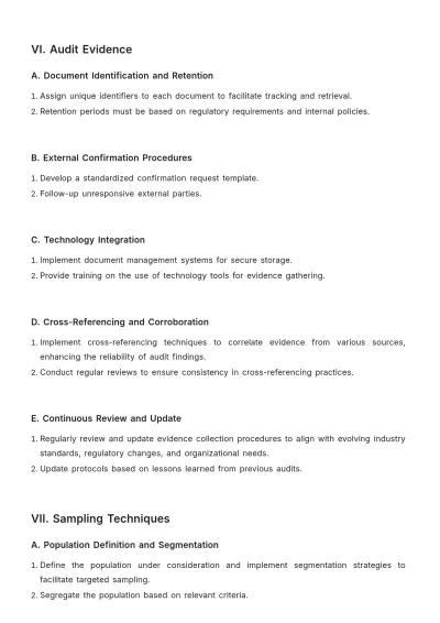 Free Financial Audit Protocol Template to Edit Online