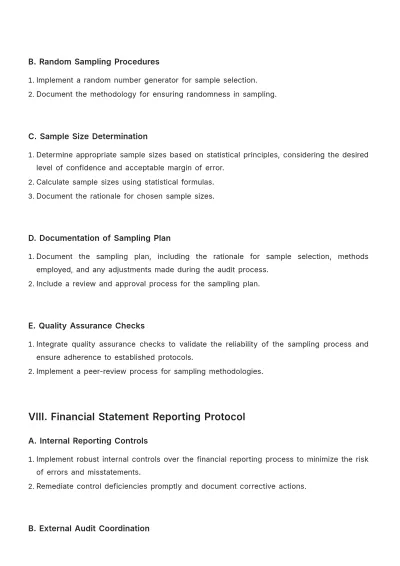 Free Financial Audit Protocol Template to Edit Online