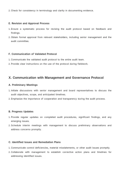 Free Financial Audit Protocol Template to Edit Online