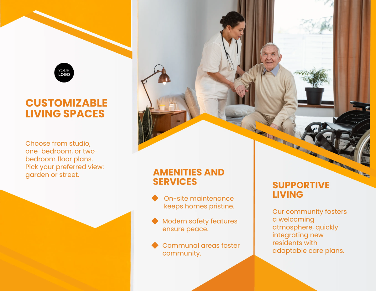 Free Personalized Room and Accommodation Options Brochure Template to Edit Online