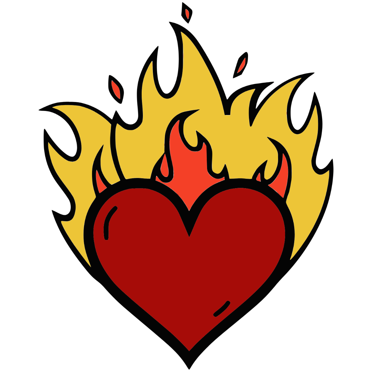 Free Heart on Fire