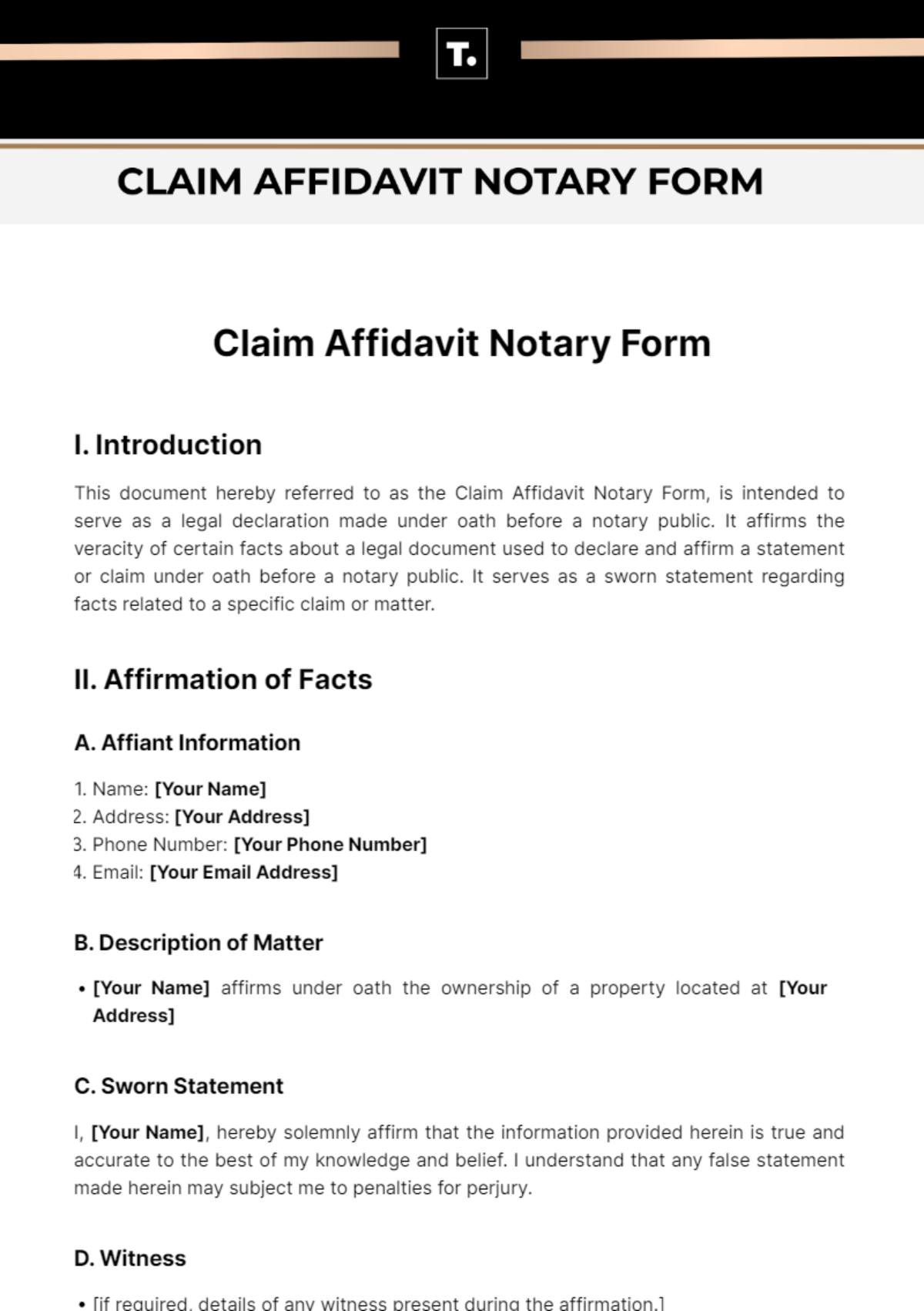 Free Notary Oath Of Office Form Template To Edit Online Free Notary Oath Of Office Form Template To Edit Online