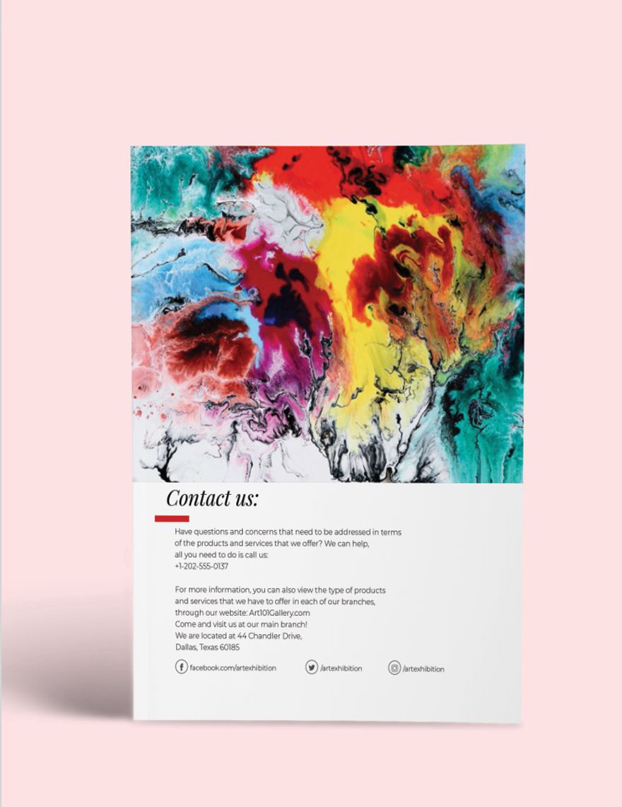 Art Catalogue Template