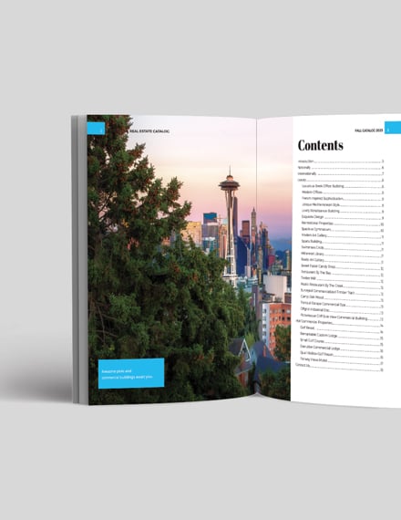 Commercial Real Estate Catalogue Template