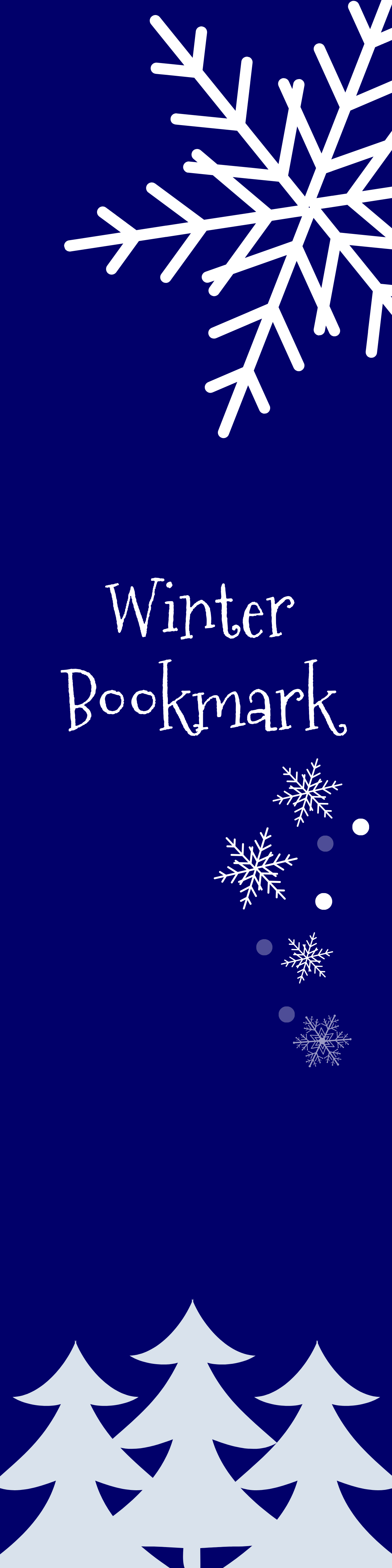 Winter Bookmark