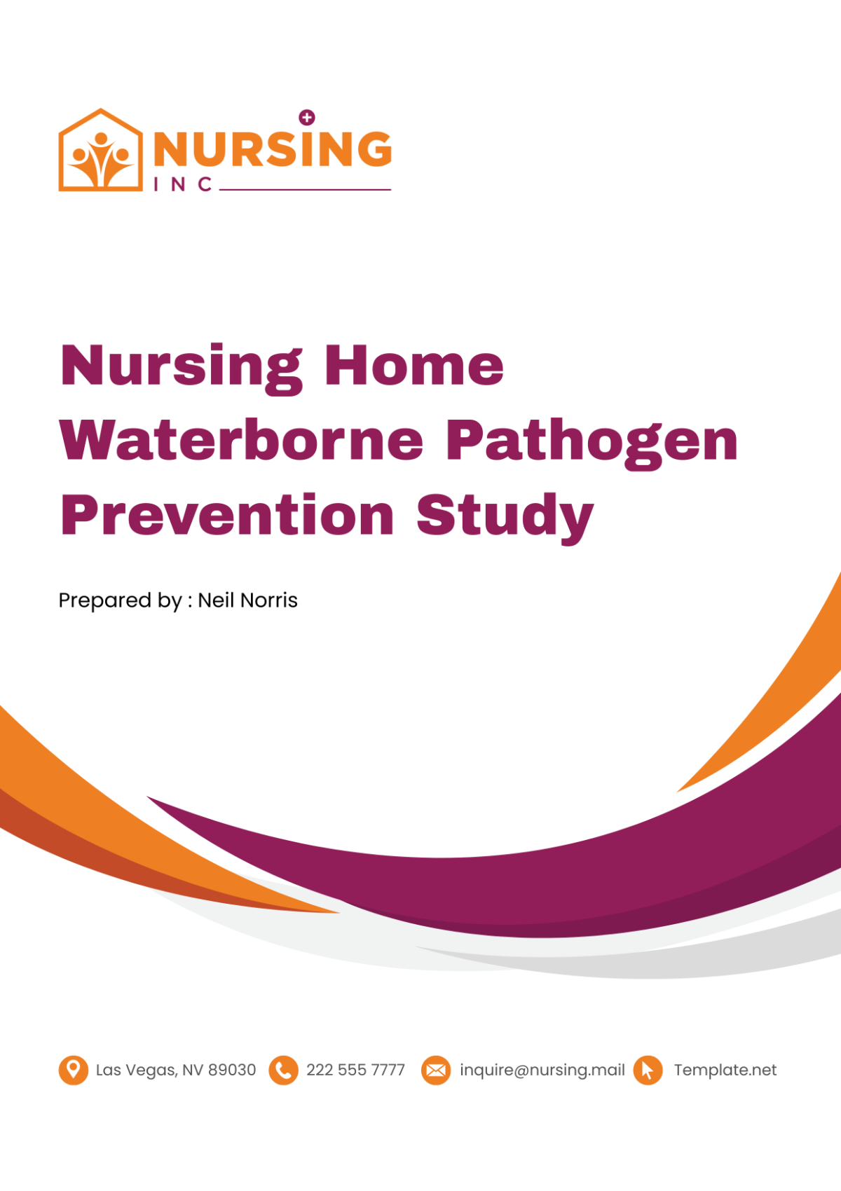 Nursing Home Waterborne Pathogen Prevention Study Template - Edit Online & Download