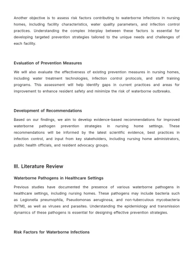 Free Nursing Home Waterborne Pathogen Prevention Study Template to Edit Online