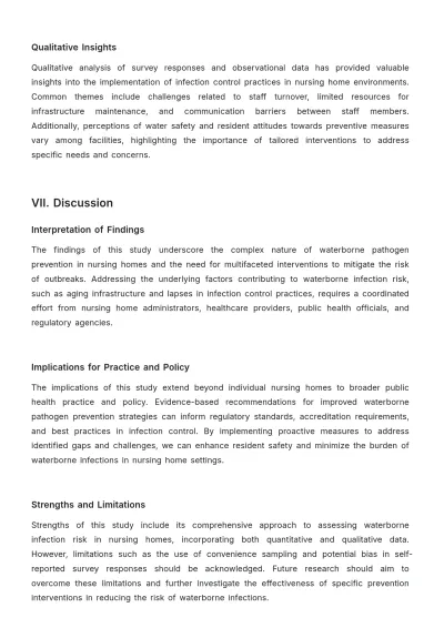Free Nursing Home Waterborne Pathogen Prevention Study Template to Edit Online