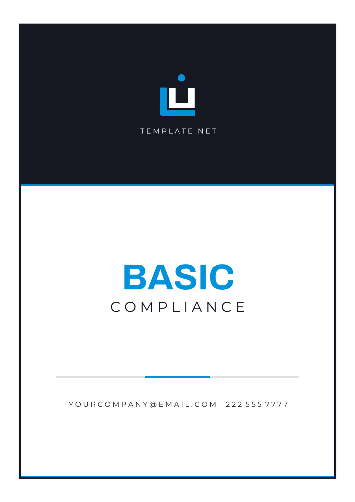 Basic Compliance Cover Page