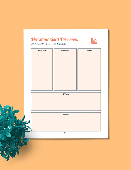 Goal Setting Planner Download