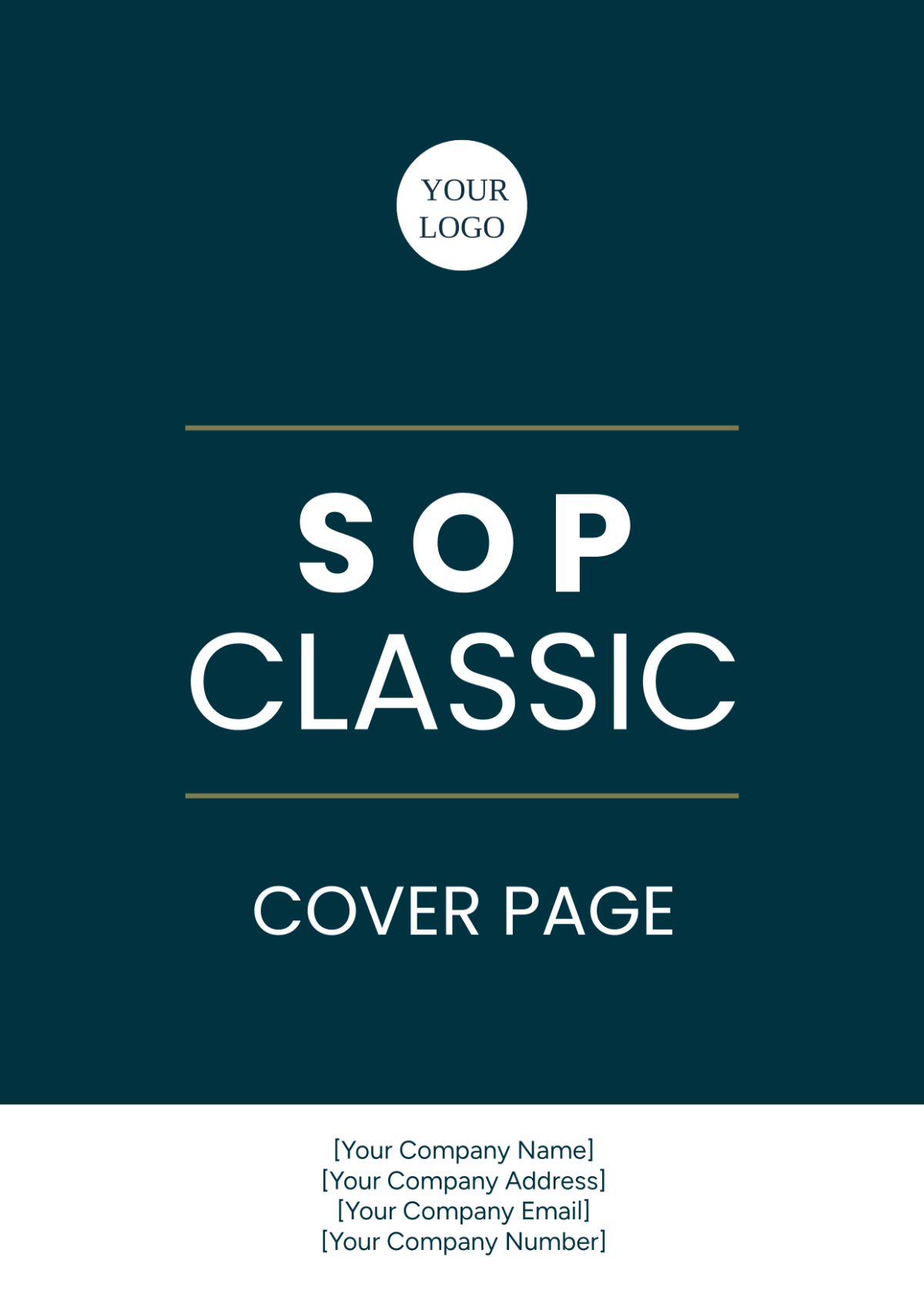 SOP Classic Cover Page