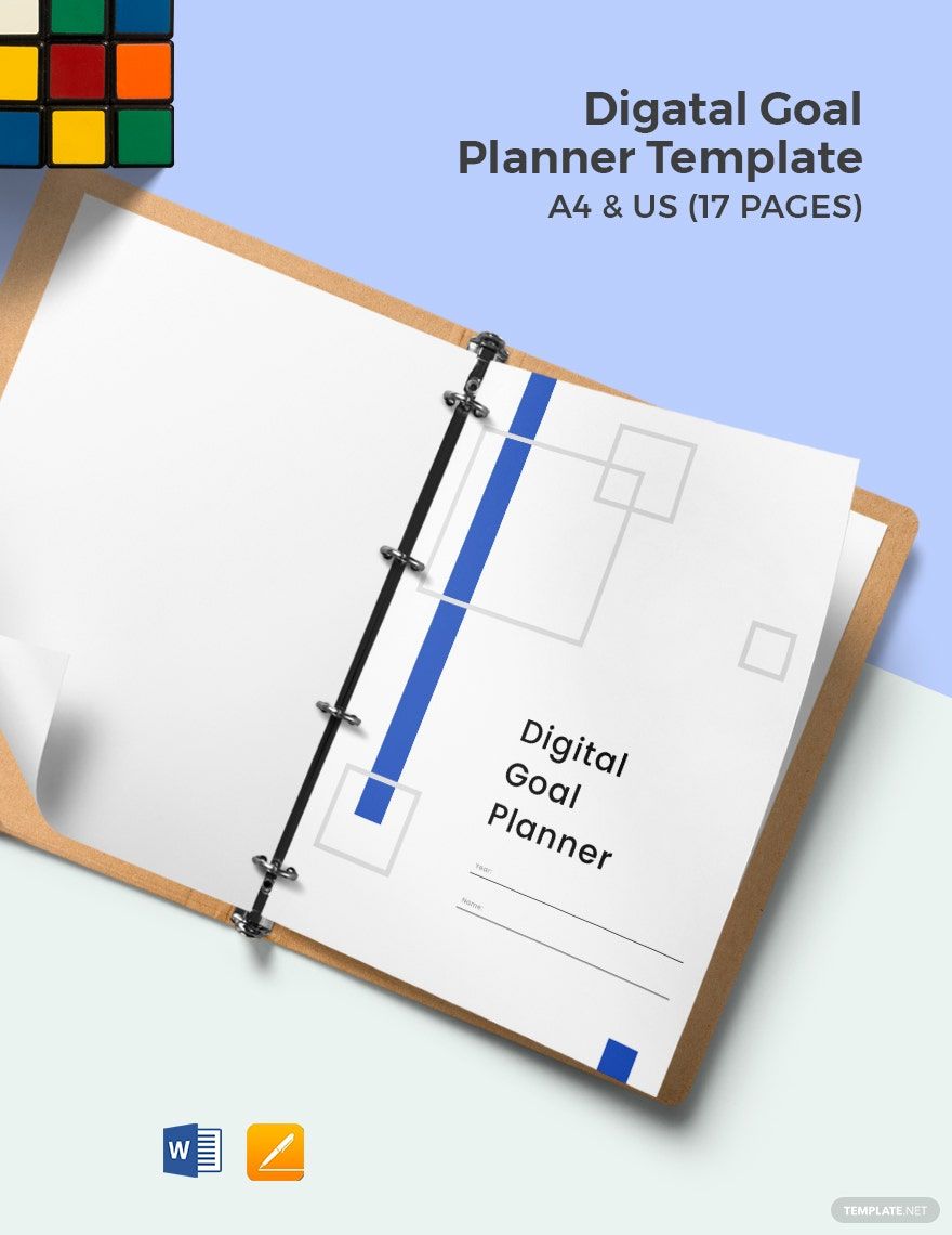 Digital Goal Planner Template