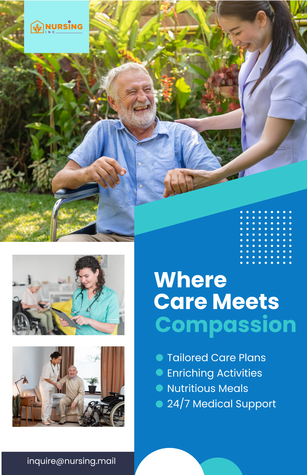 Free Comprehensive Care at Every Stage Poster Template