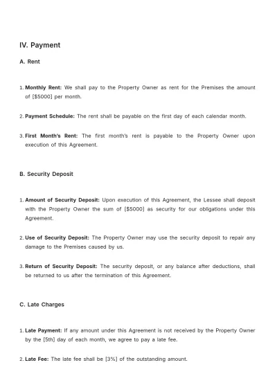 Free Nursing Home Lease Agreement Template to Edit Online