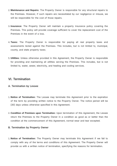Free Nursing Home Lease Agreement Template to Edit Online