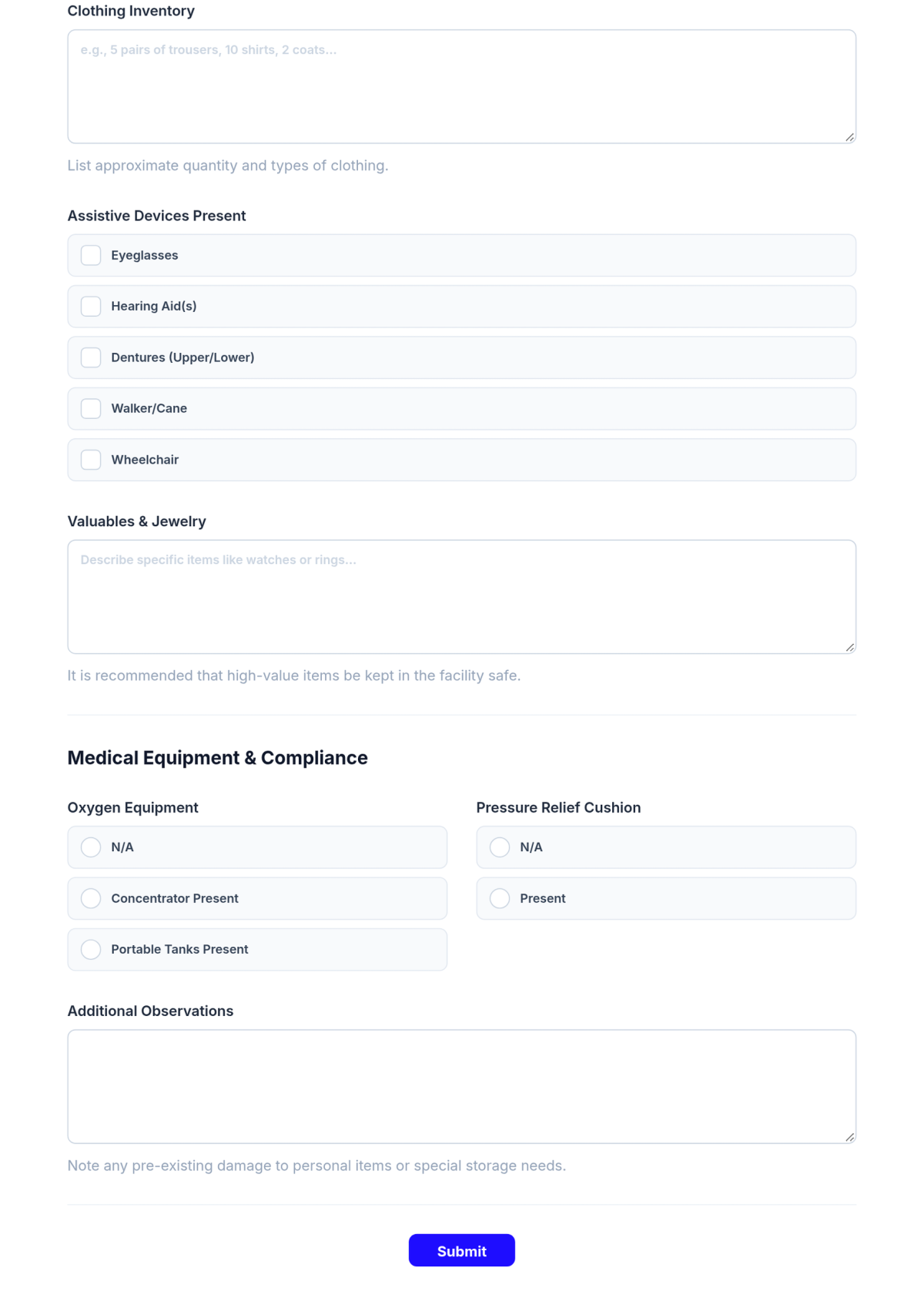 Free Nursing Home Inventory Checklist Template & AI Maker Free Nursing Home Inventory Checklist Template & AI Maker