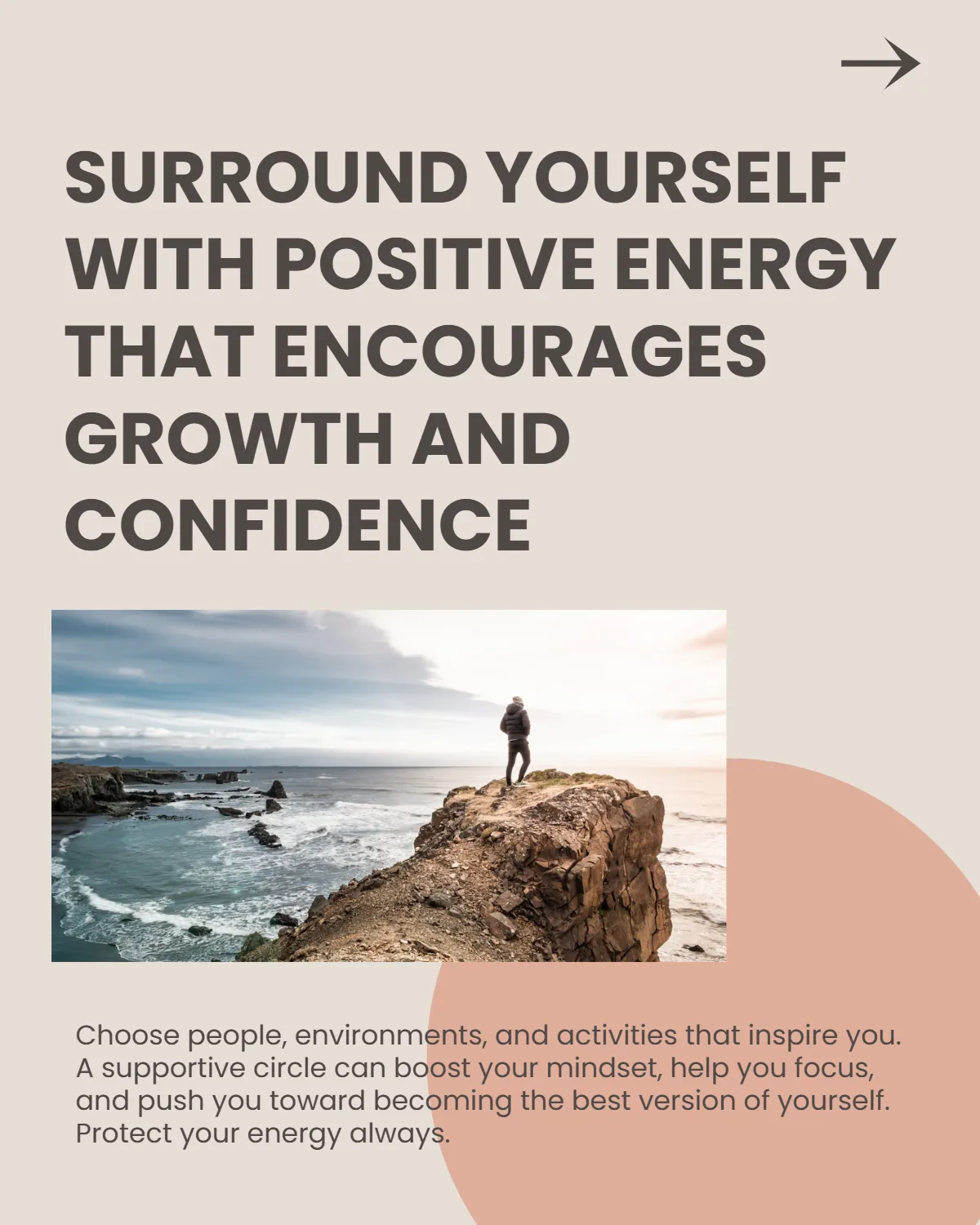 Free Motivational Instagram Carousel Post Template to Edit Online