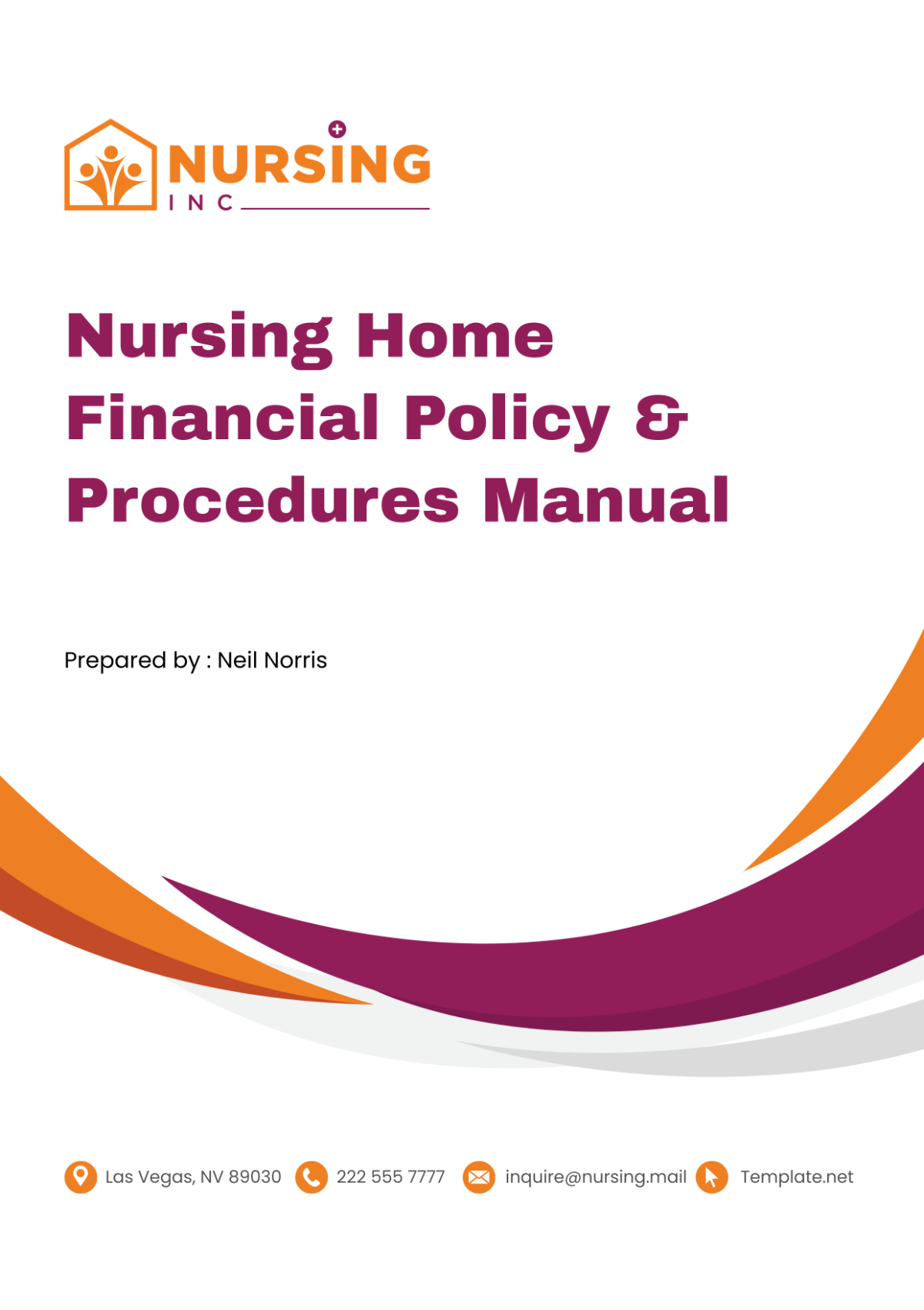 Nursing Home Financial Policy & Procedures Manual Template