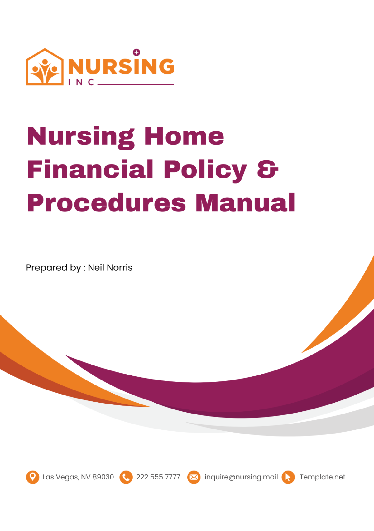 Nursing Home Financial Policy & Procedures Manual Template - Edit Online & Download