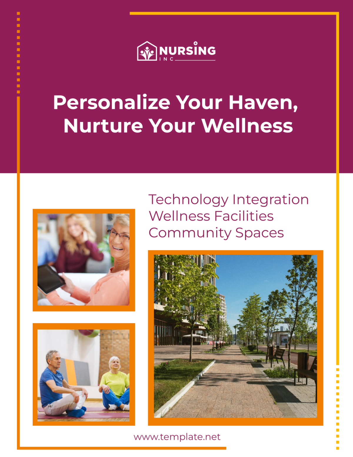 Customize Your Living Space: Options and Amenities Poster Template