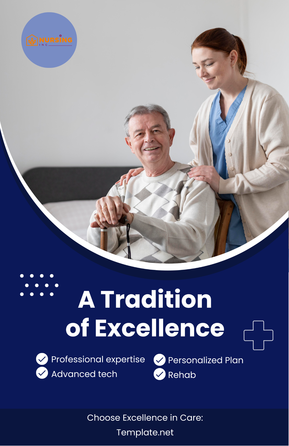 Skilled Nursing A Tradition of Excellence Poster Template