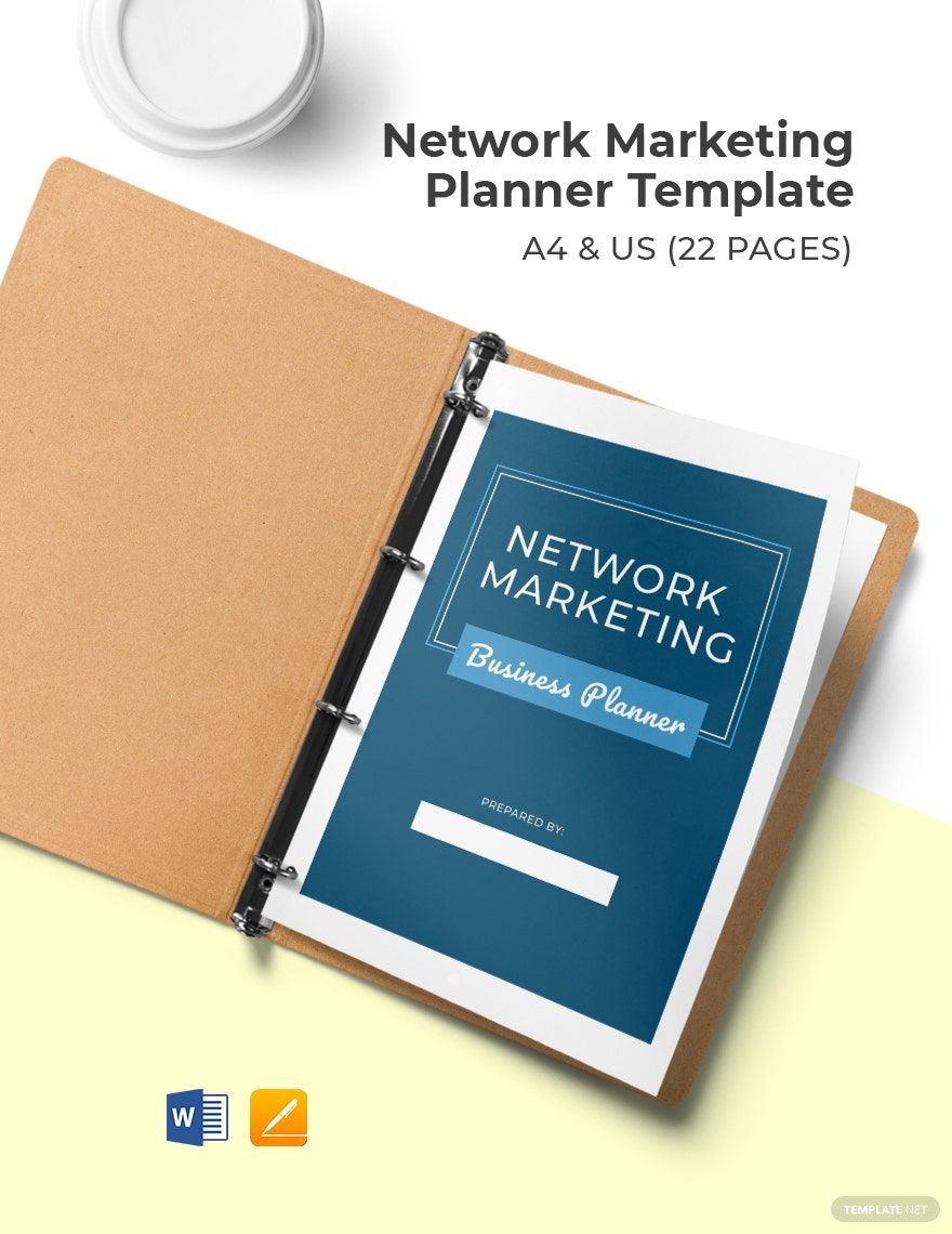 Network Marketing Planner Template