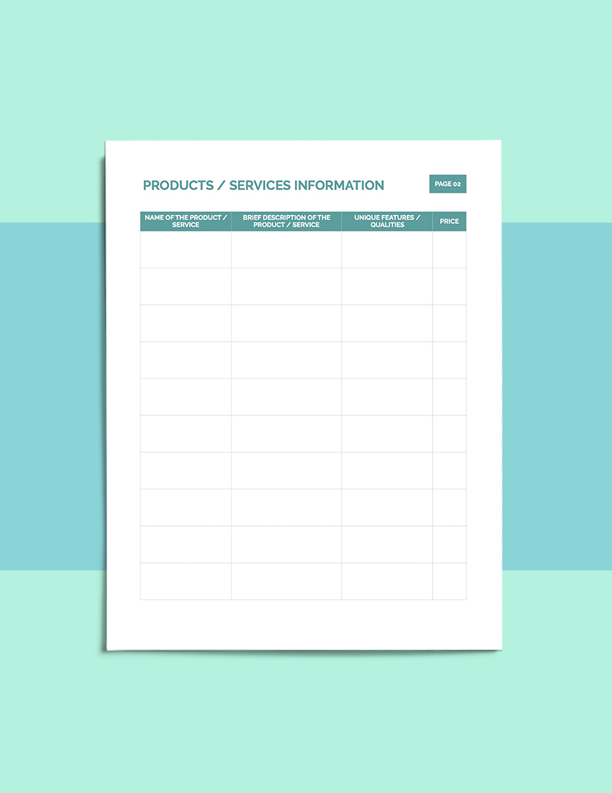 Yearly Marketing Planner Template