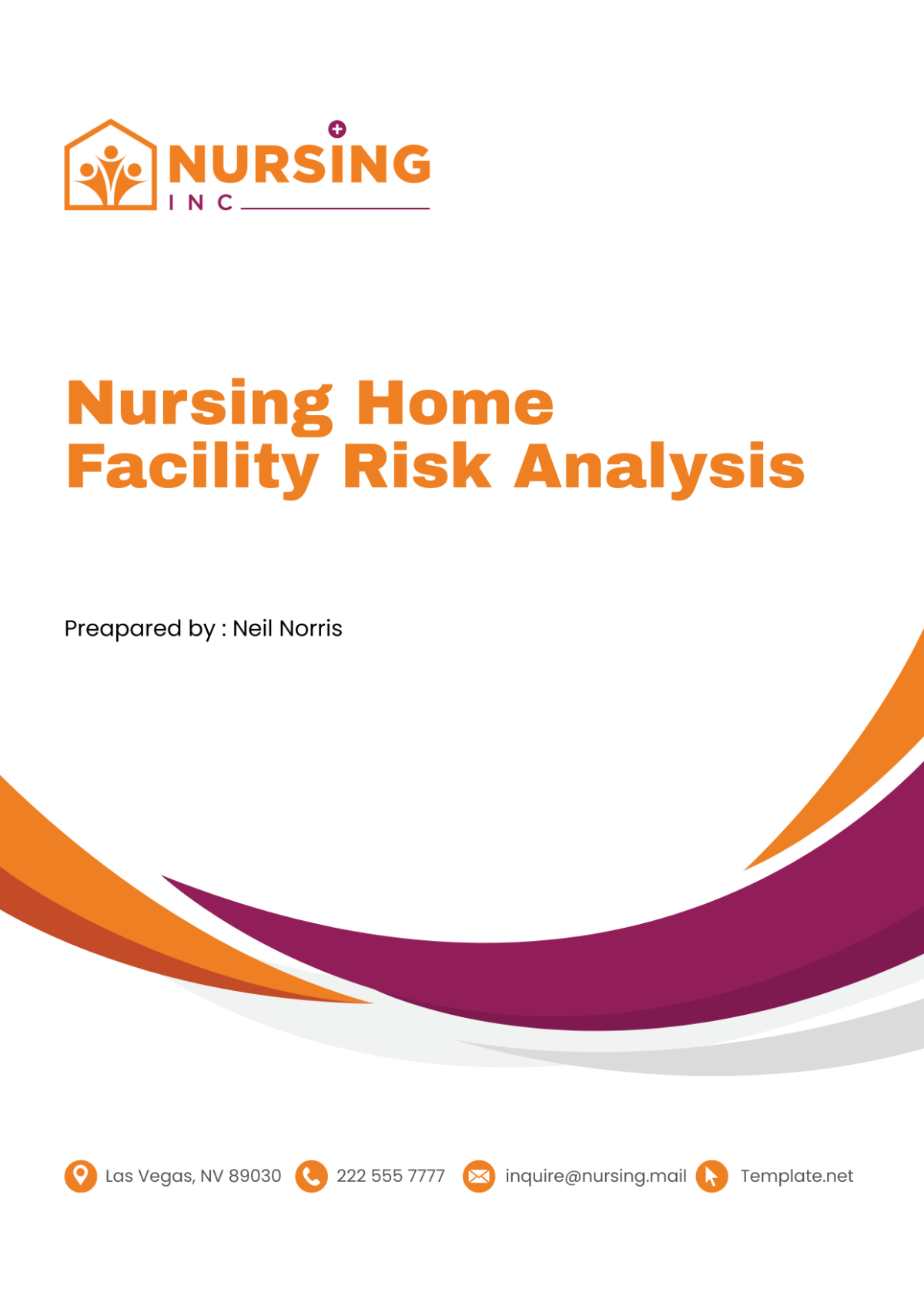 Nursing Home Facility Risk Analysis Template