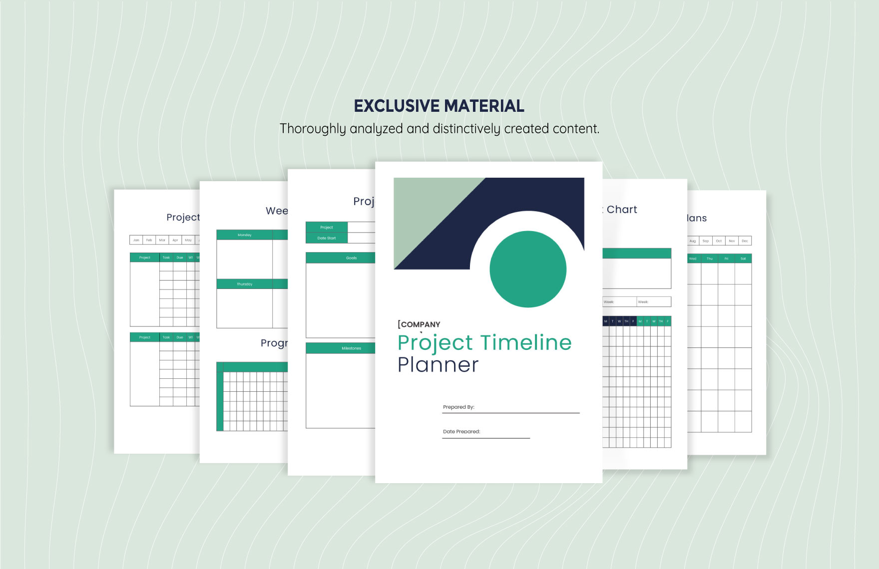 Project Timeline Planner Template