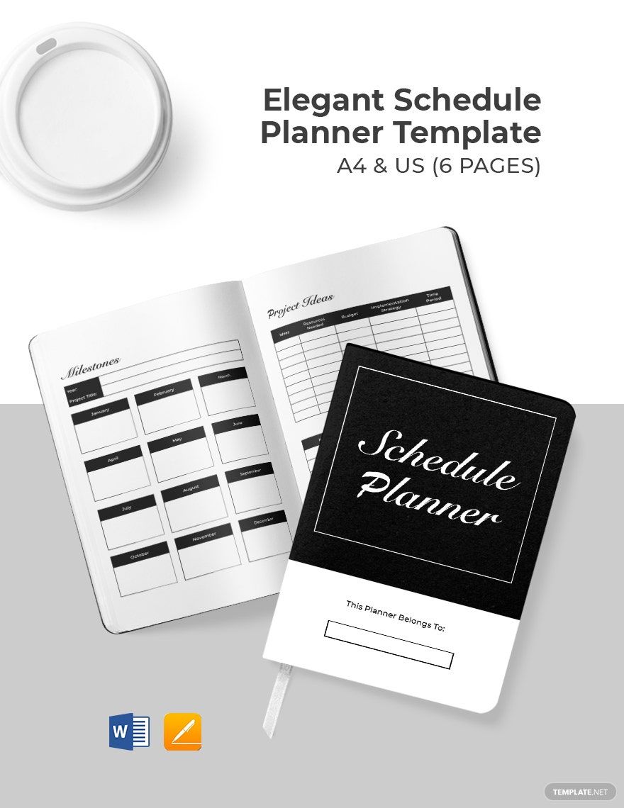 Elegant Project Planner Template