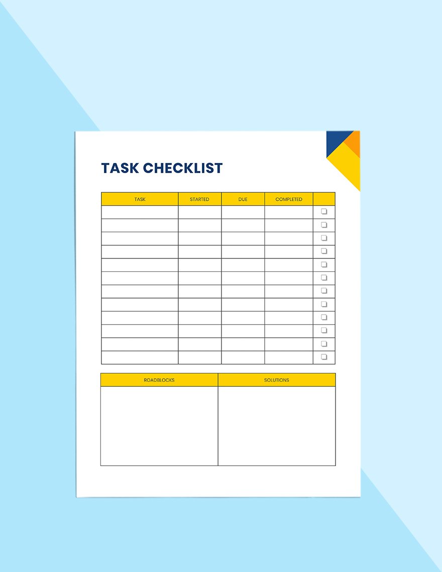 Sample Monthly Project Planner Template