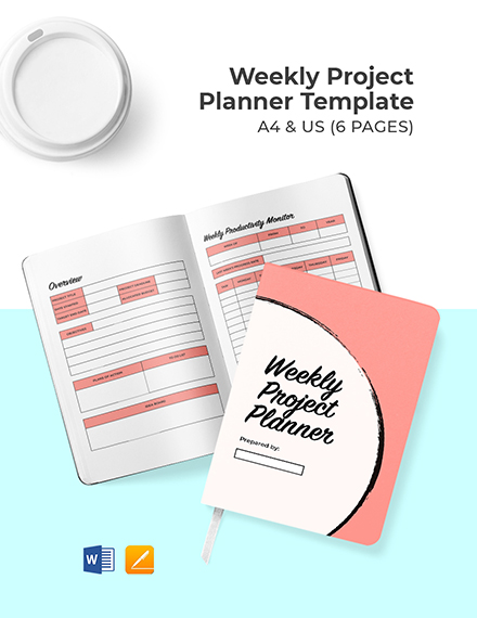 Weekly Planner Template - Illustrator, InDesign, PSD | Template.net