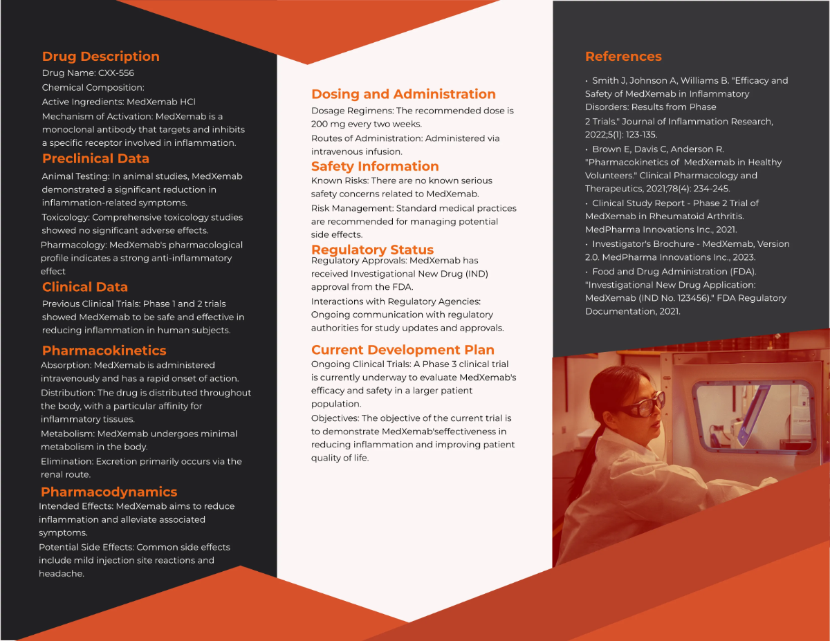 Free Investigator Brochure Template to Edit Online