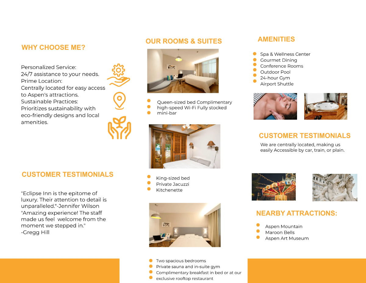 Free Simple Brochure Template to Edit Online