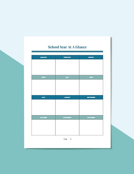 Printable Education Planner Template - Word, Apple Pages | Template.net