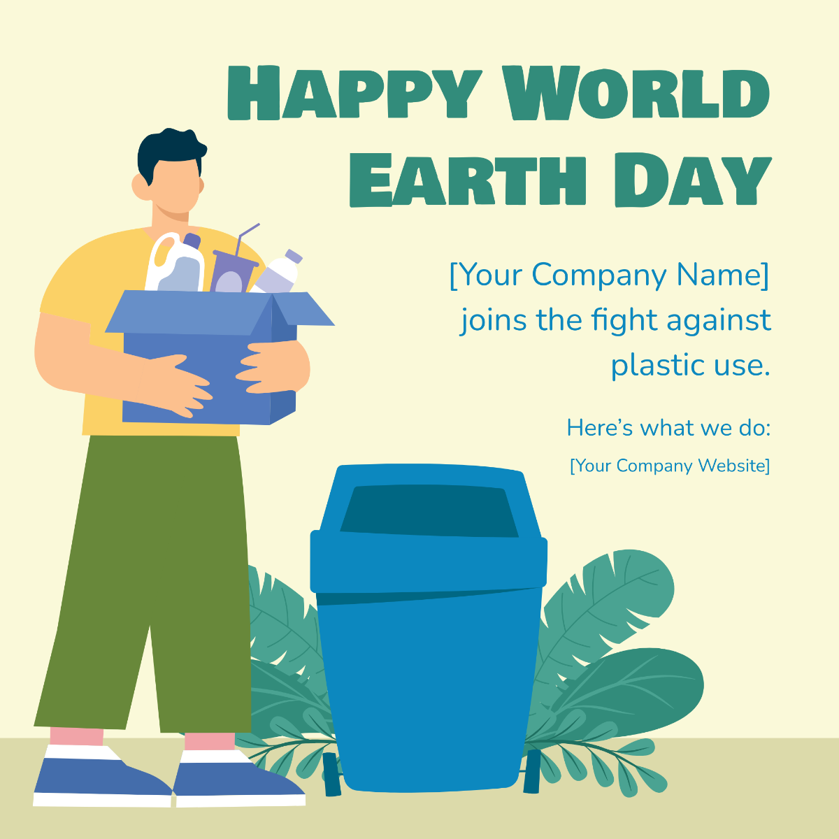 World Earth Day Post Template