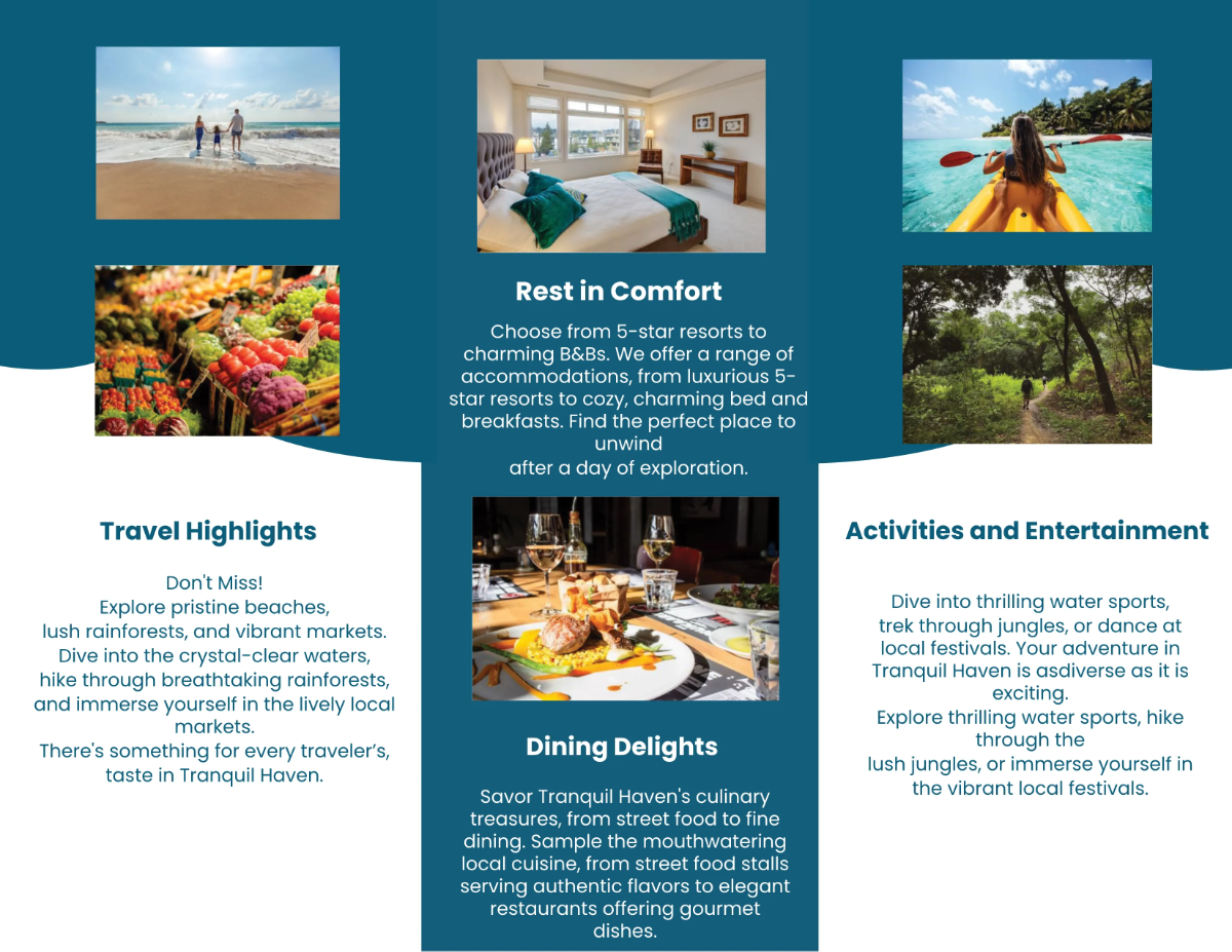 Free Travel Brochure Template to Edit Online