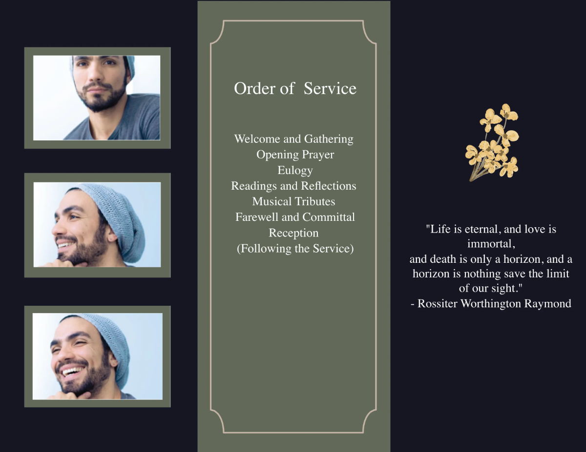 Free Funeral Brochure Template to Edit Online