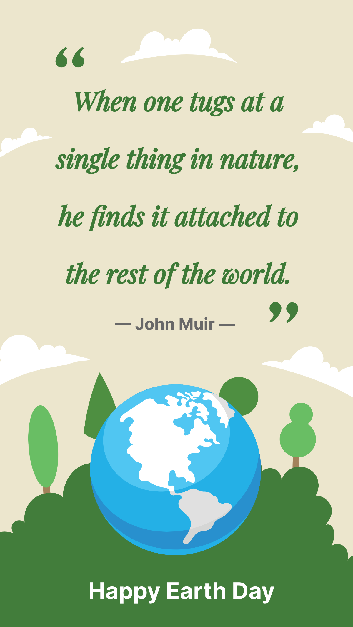 Beautiful Earth Day Quote