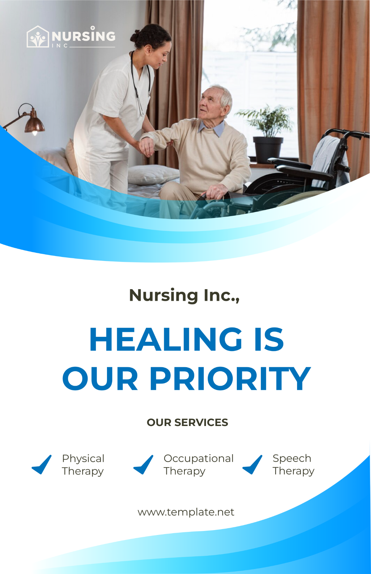 Rehabilitation Services That Care Flyer Template