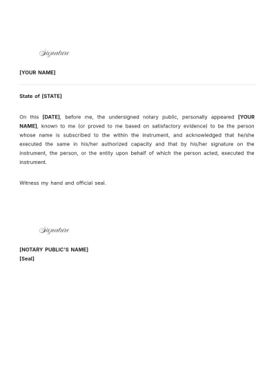 Free Notary Public Request To Change Record Template to Edit Online