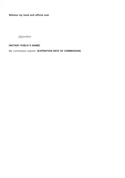 Free Notary Public For New Resident Template to Edit Online