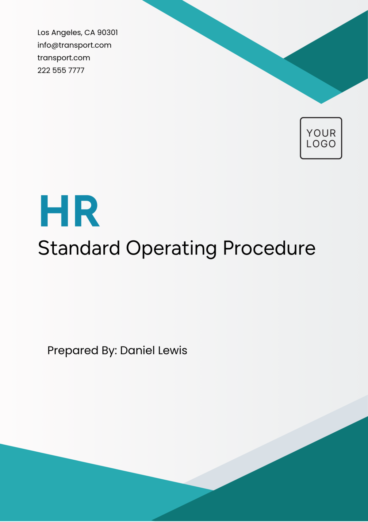 Free HR SOP Template