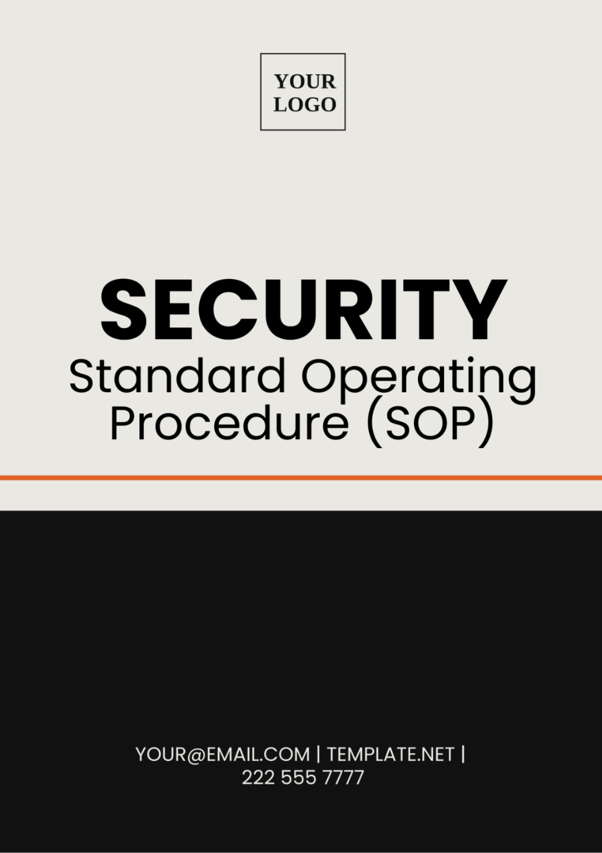 Security SOP Template