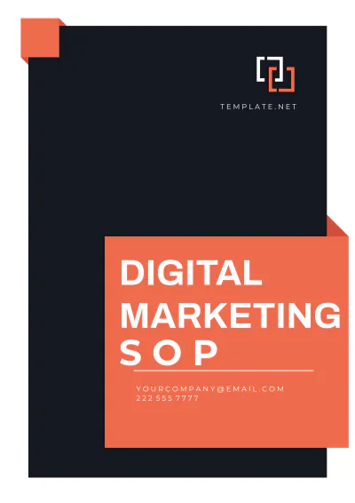 Free Digital Marketing SOP Template to Edit Online